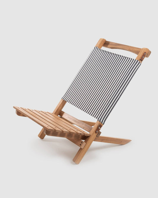 . The 2-Piece Chair Laurens Navy Stripe